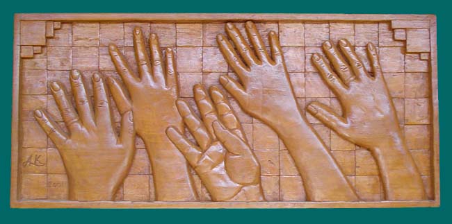 Hands (64 x 29.5 cm) (2001)